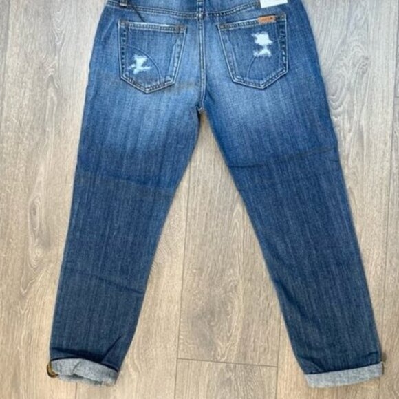 Revolve Joe's Jeans Jeans Straight leg Billie Slim Crop Distressed Denim Size 28 - Picture 14 of 15